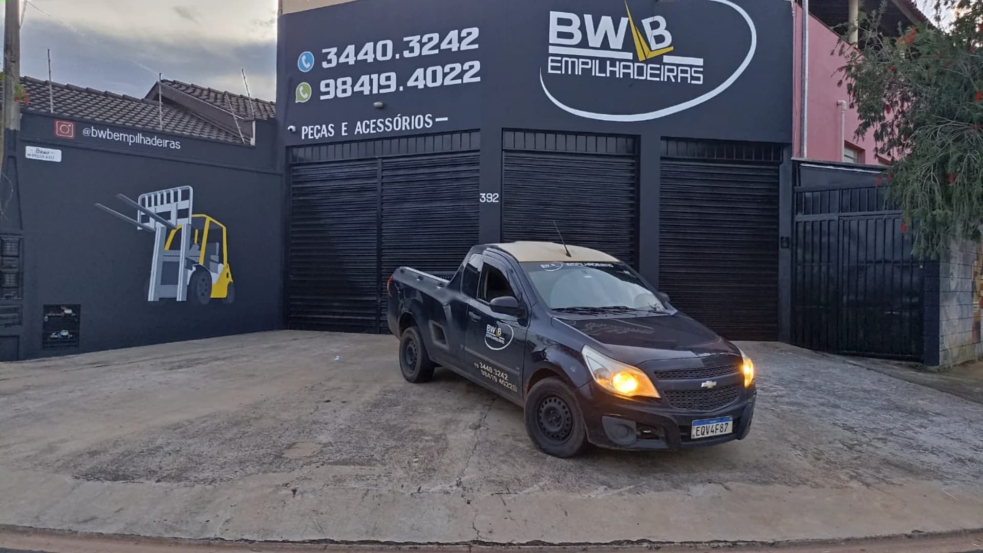 Fachada BWB Empilhadeiras