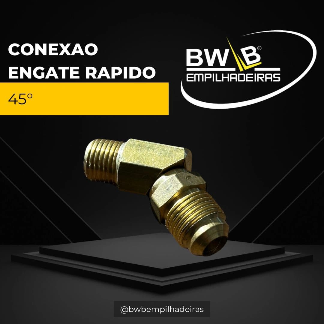 Conexão Engate Rápido 45°