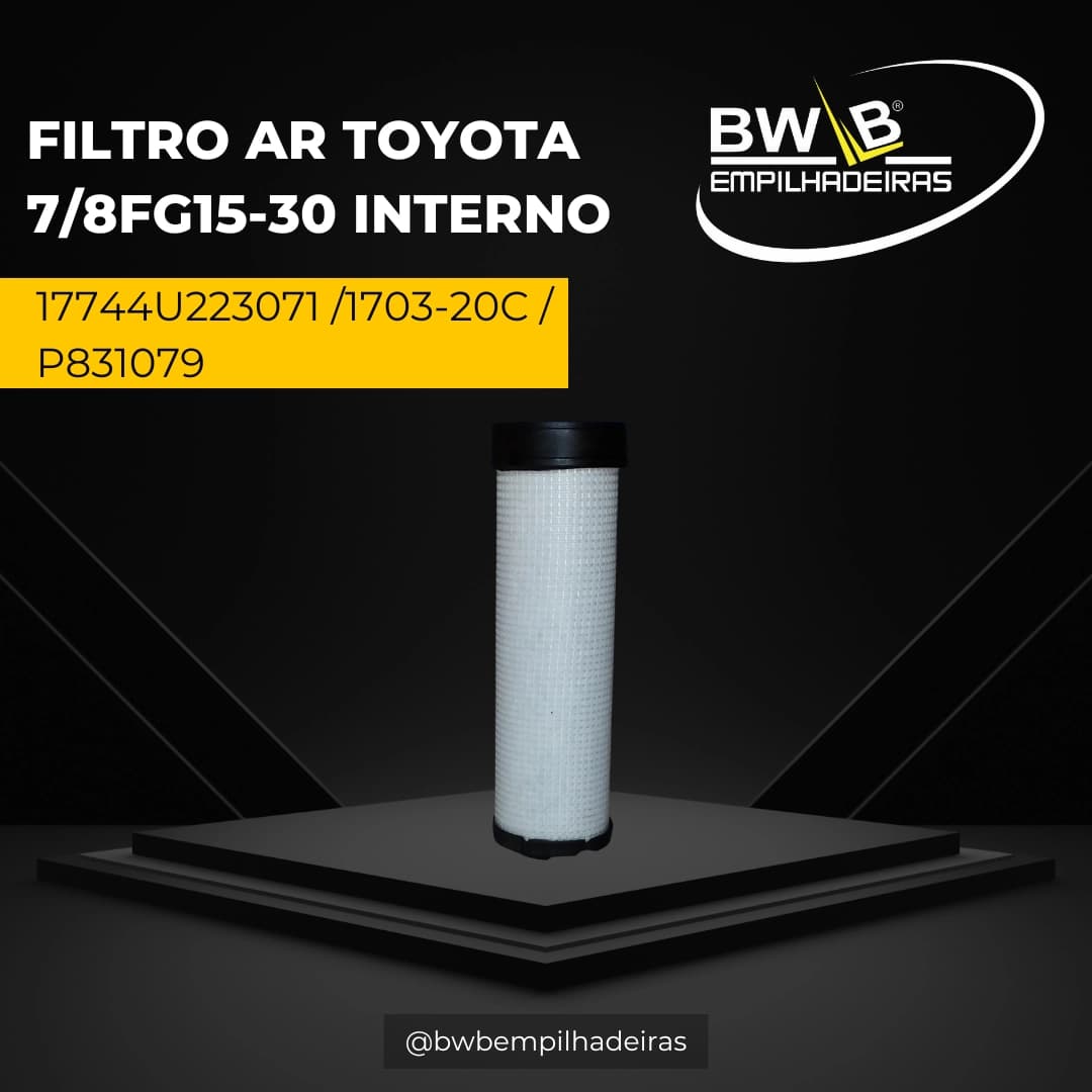 FILTRO AR TOYOTA 7/8FG15-30 INTERNO