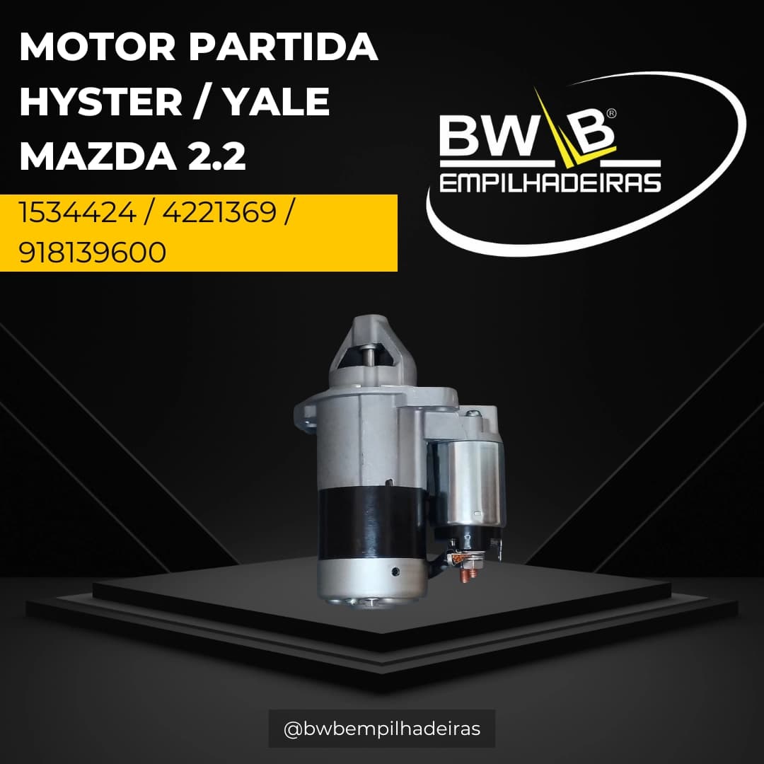 MOTOR PARTIDA HYSTER / YALE MAZDA 2.2
