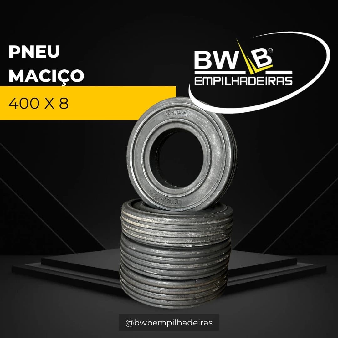 Pneu Maciço 400 x 8